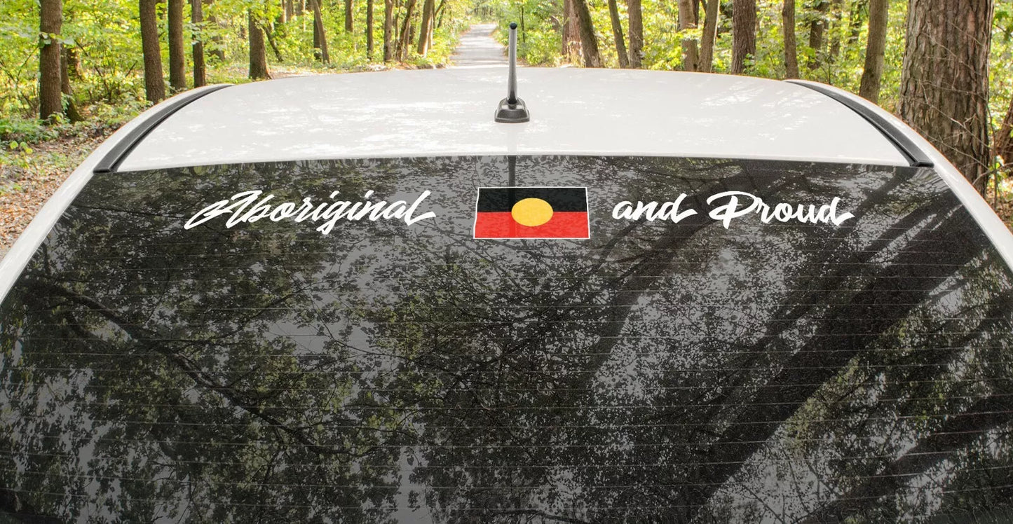Aboriginal Flag Set includes Soft Cotton Bucket Hat, Vinyl Stickers, Coffee Mug