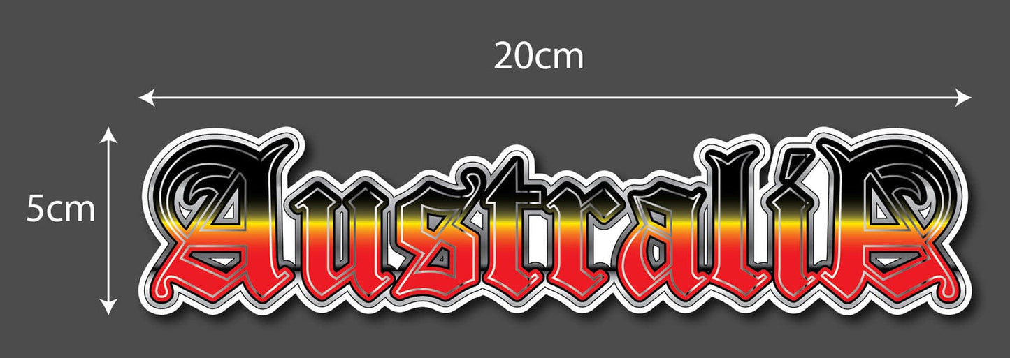 Australia Car Sticker 200 x 50mm