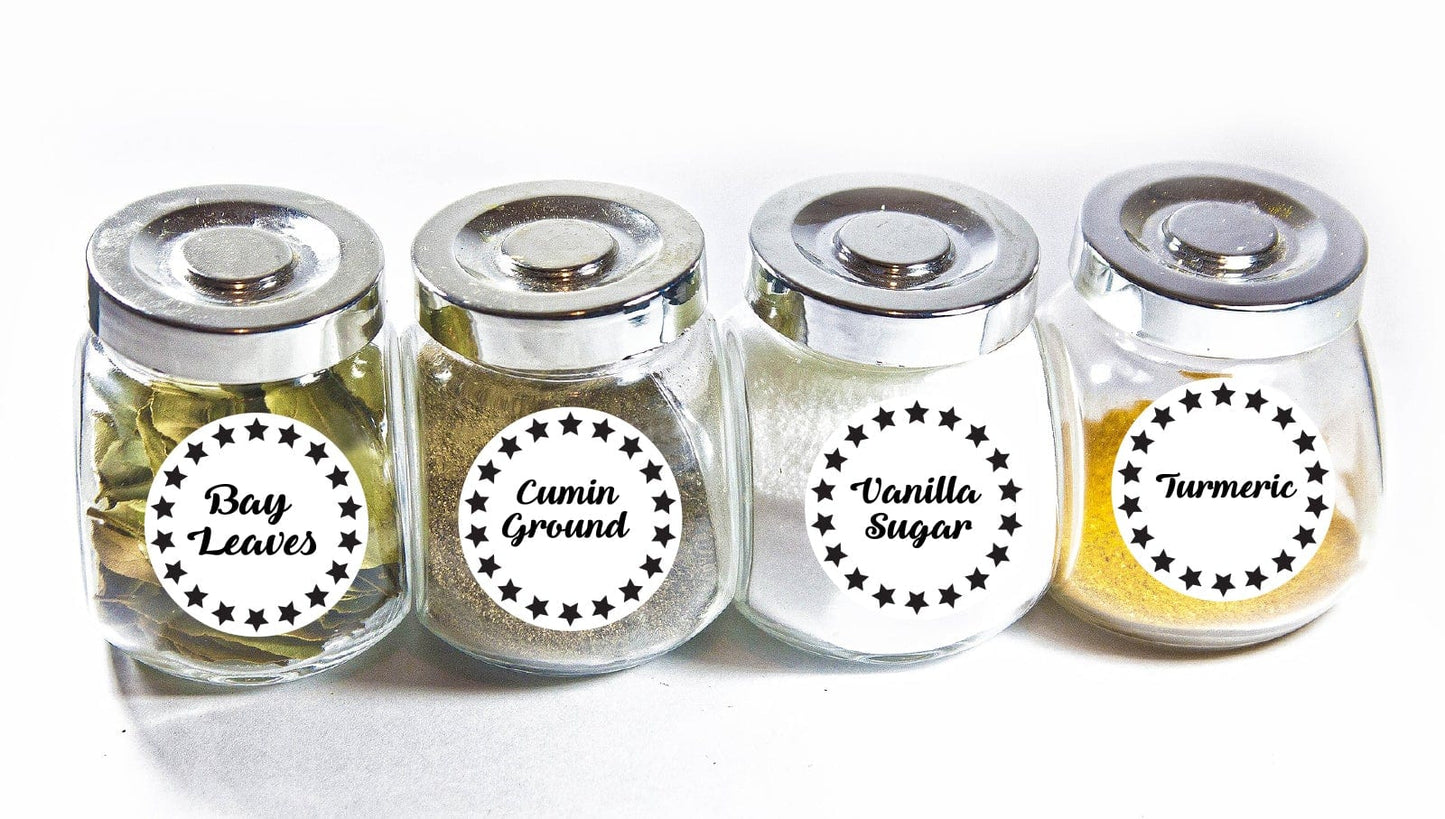 120 Spice Labels Stars.