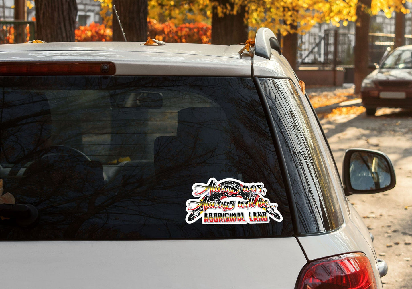Aboriginal Always Was Always Will Be Car Sticker 200 x 90mm
