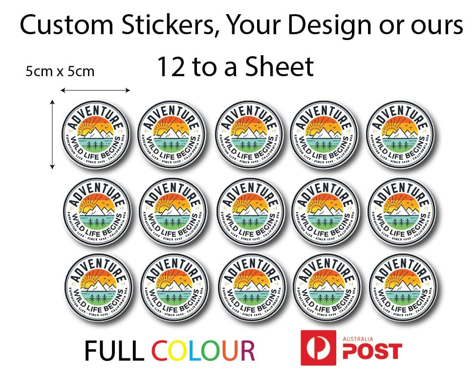 Coffee Cup, Paper Cup, Promo Customised Vinyl Stickers Each @ 50 x 50mm Total 288 Stickers