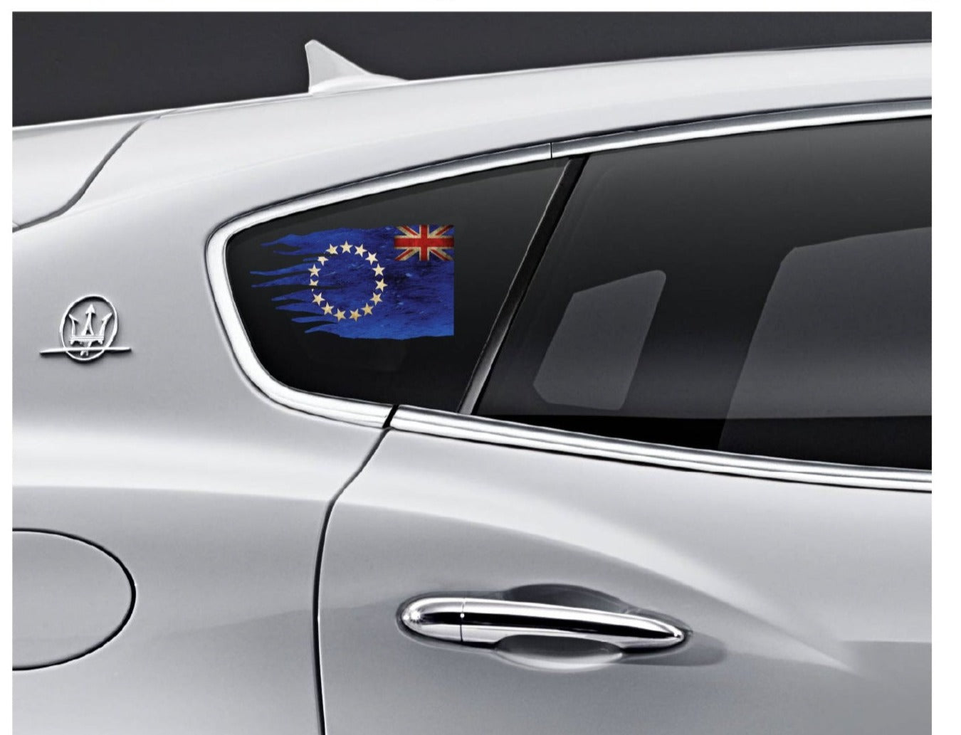 Cook Islands Flag Twin Pack 15 Stars Car Sticker 17 x 10cm or 30 x 17cm