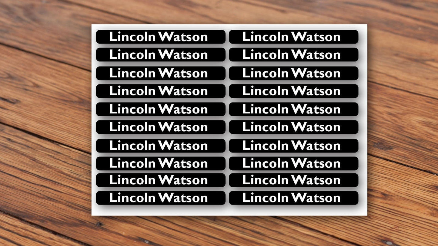 Pencil Labels