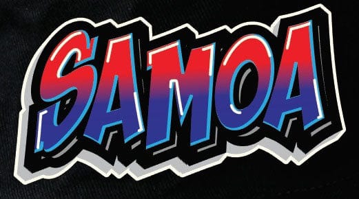 Samoa Cartoon Design Soft Cotton Bucket Hat