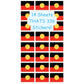 Bulk Lot 336 Aboriginal Flag Vinyl Stickers each sticker is 33 x 22mm x 14 Sheets,