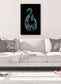 New Zealand Paua Coloured Hook Digital Print