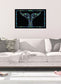 New Zealand Whale Tail Paua Colours Digital Print
