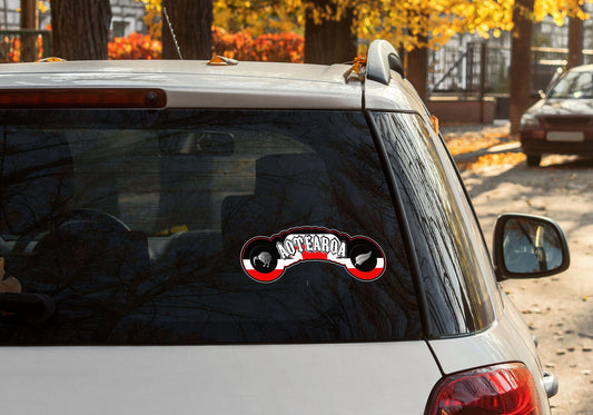 Aotearoa New Zealand Double Coat Car Sticker 190 x 75mm