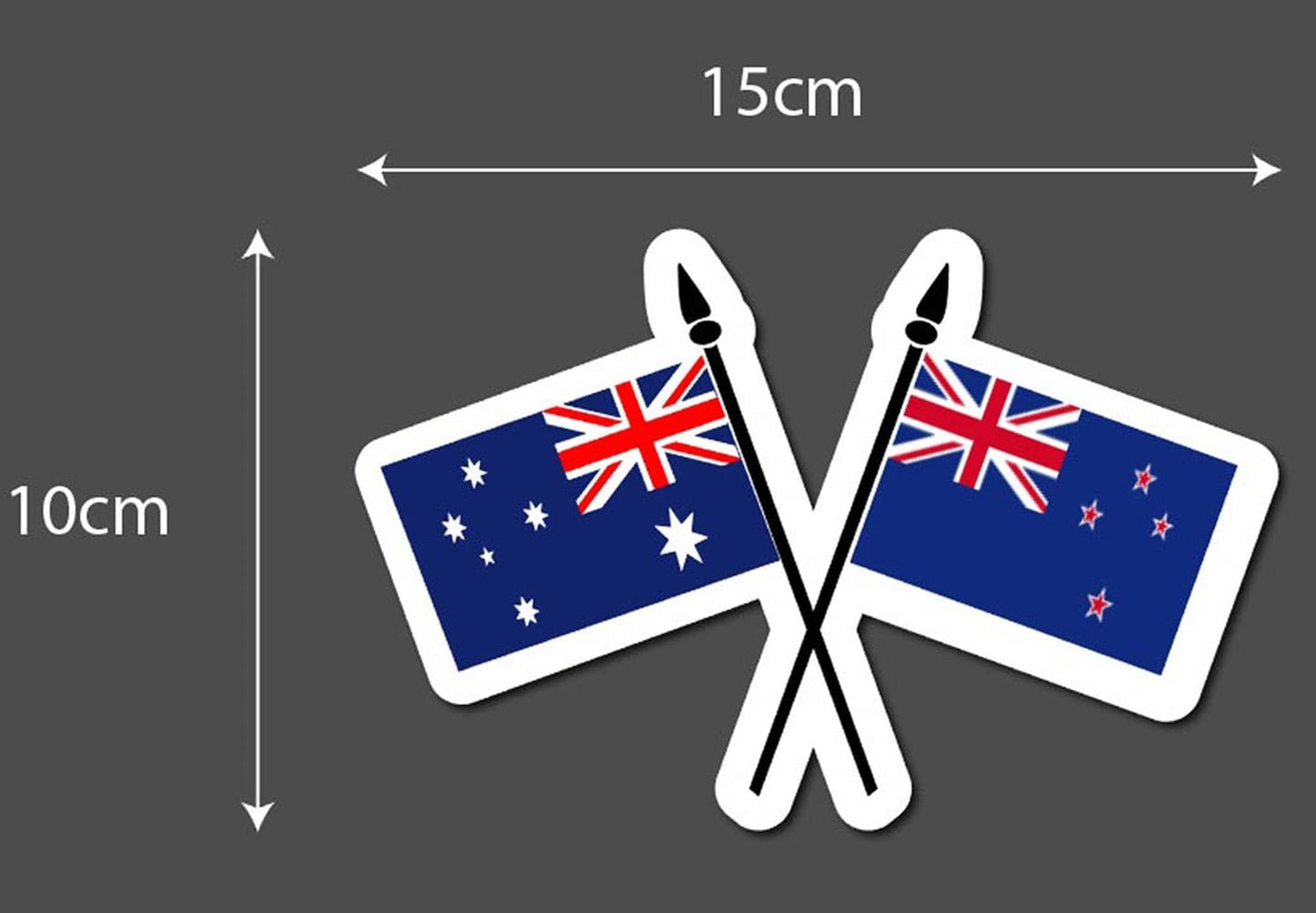 Australia and New Zealand Vinyl Flag Car Sticker