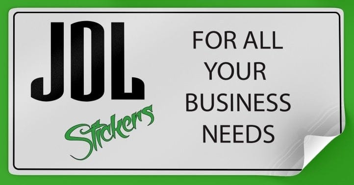 Customised Vinyl Bumper Stickers Great Advertising Any Shape Sticker Will Equal To 200 x 60mm Surface Area.