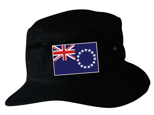 Cook Islands Flag Soft Cotton Bucket Hat