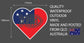 Samoan Love Jesus Fish Flag  Vinyl Sticker  11 x 10cm and 22 x 20cm