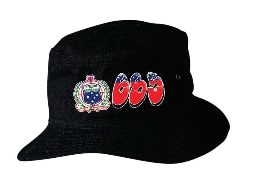 Samoa 685 Soft Cotton Bucket Hat Samoa Flag Samoa Shield Samoa Coat of ...