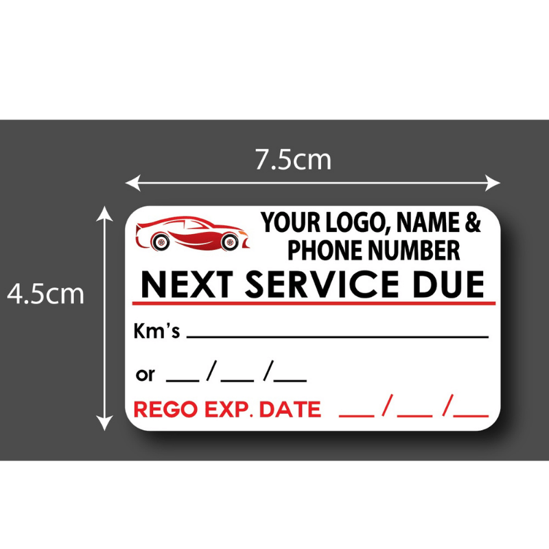 Mechanics Customised Service Stickers pack of 128 Free Postage – Jdl ...