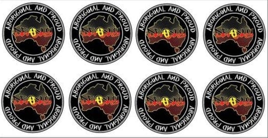 Aboriginal and Proud Sheet Vinyl Stickers - Jdl Stickers and Stuff