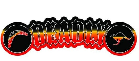 Deadly Boomerang Kangaroo Vinyl Car Sticker - Jdl Stickers and Stuff