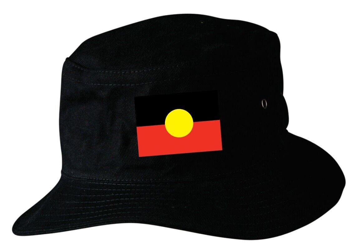 Aboriginal Flag Soft Cotton Bucket Hat.