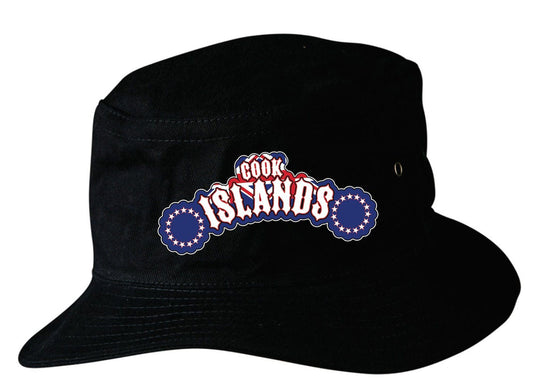 Cook Islands Double Coat Soft Cotton Bucket Hat