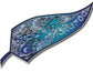 New Zealand Aotearoa Turtle Paua and White, Blue or Grey Colours 60 x 185mm