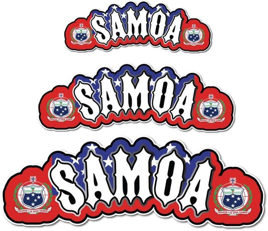 Samoa Flag with Coat of Arms