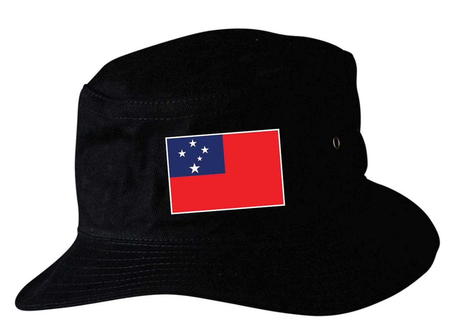 Samoa Flag Soft Cotton Bucket Hat