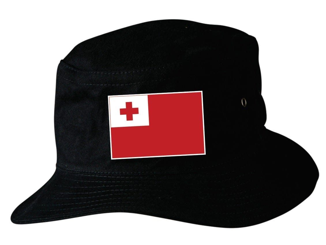 Tonga Flag Soft Cotton Bucket Hat