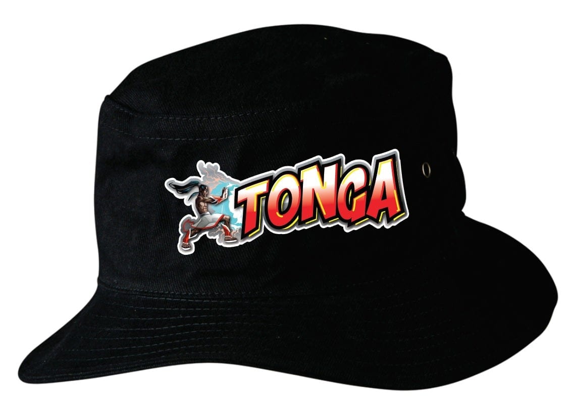Tonga Warrior Long Soft Cotton Bucket Hat